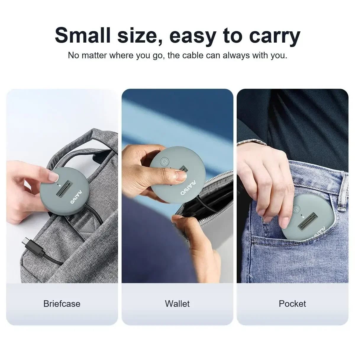 MAIWO 10Gbps NVMe SATA M.2 SSD estación de acoplamiento USB 3,2 Gen2 adaptador de unidad de estado sólido USB-C M2 NGFF NVMe caja de disco duro para PC