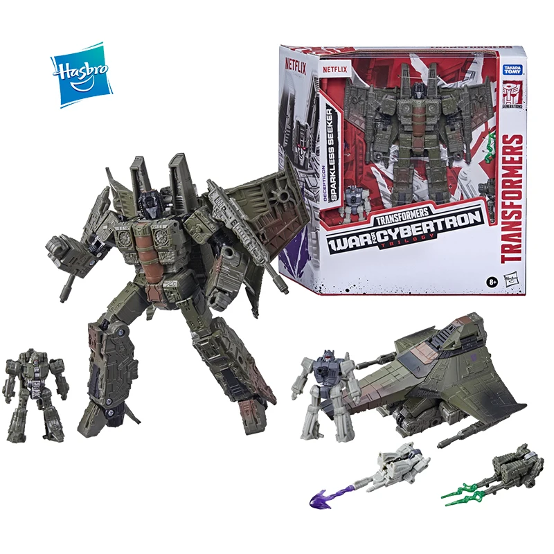 Hasbro-Figurine d'action TransDevices War pour Cybertron Rotterdam Kless Seeker, modèle de jouet, figurine d'anime, cadeaux originaux, en stock, 18cm