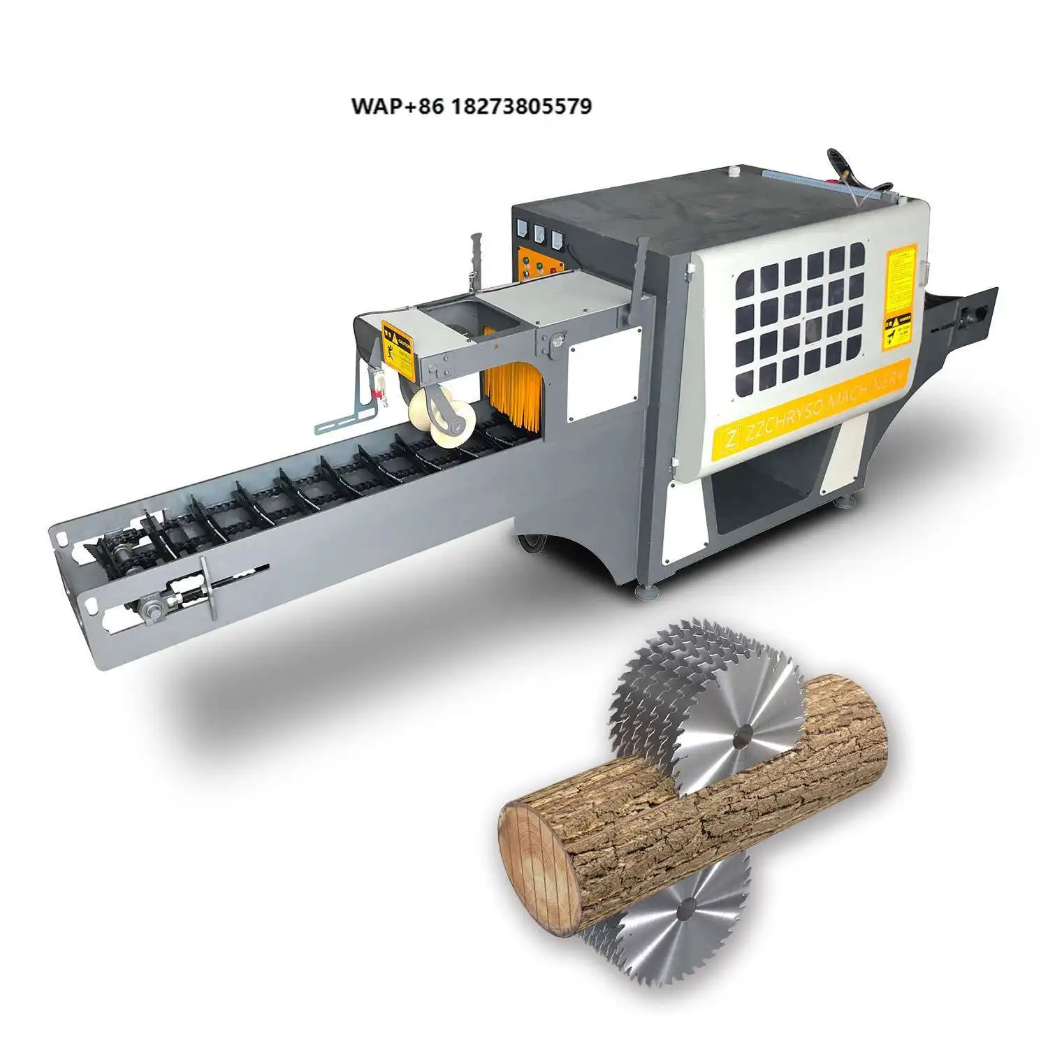 Sawmill Wood Rip Saw Machine Round Log Multi Blade Rip Saw Machine