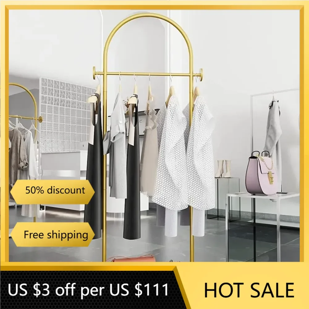 

Modern Coat Racks Freestanding for Hanging Clothes Heavy-duty Clothing Rack With Marble Base Living Room Gold Garment Rack Wall