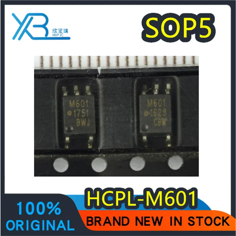 

(10/50 pieces) HCPL-M601 M601 SOP-5 SMD 10M High-Speed Optocoupler New Original In Stock Fast Shipping
