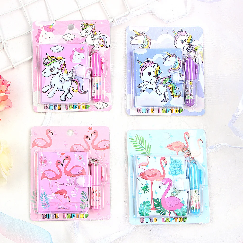 1 PC Cute Unicorn Flamingo Memo Pad Sticky Notes Memo Notepad Notebooks Gift Kawaii Stationery