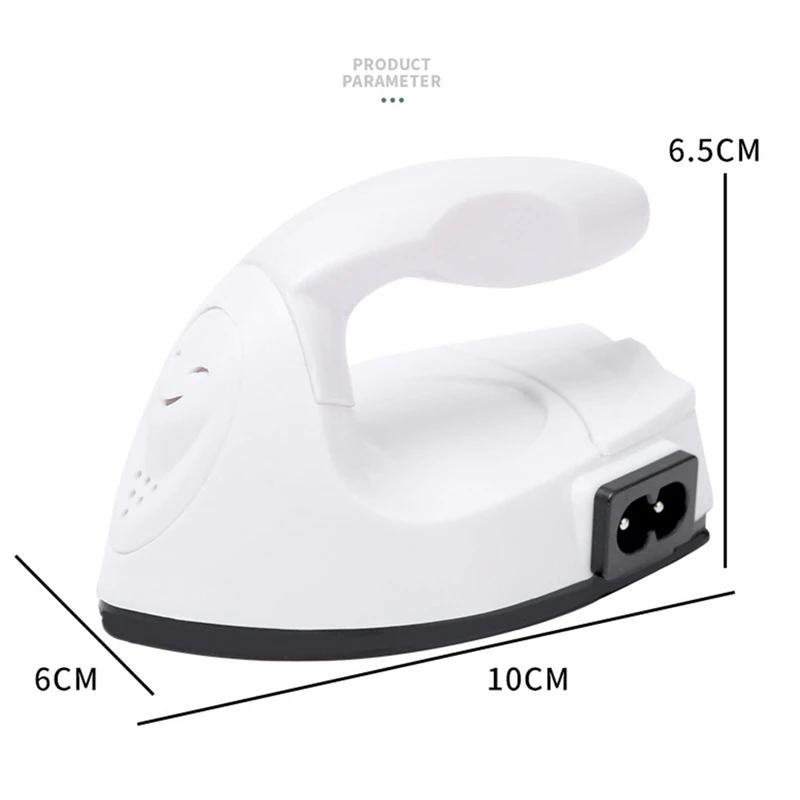 Children's Handmade DIY Electric Iron,Creative Mini Iron Name Sticker Special Iron Small Iron Sewing Tools.US Plug