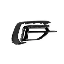 2Pcs Fog light Grille Front bumper Side Lower Grill Black ABS Radiator Cover For VW Golf MK7 7.5 R 2017 2018