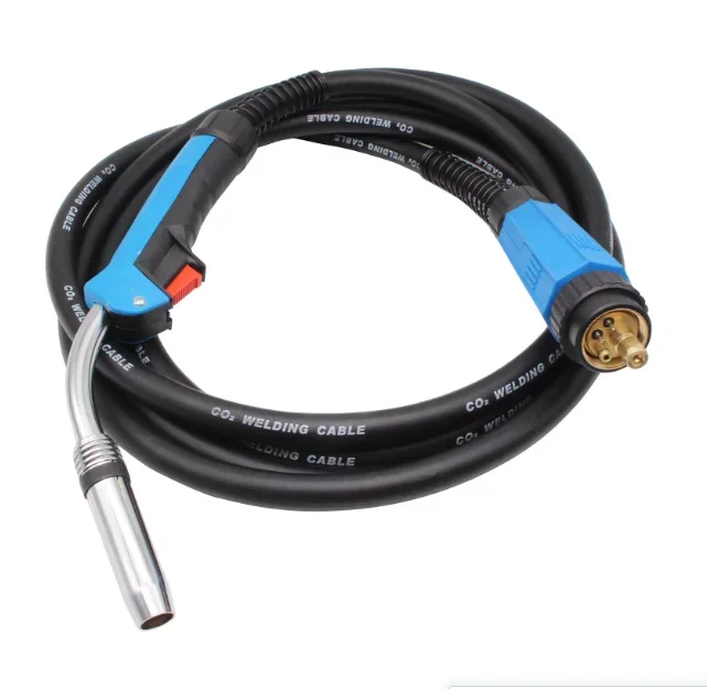 MB24 MIG Welding Gun with 5 Meter Long Lead Wire, Welding Torch Parts 24KD CO2