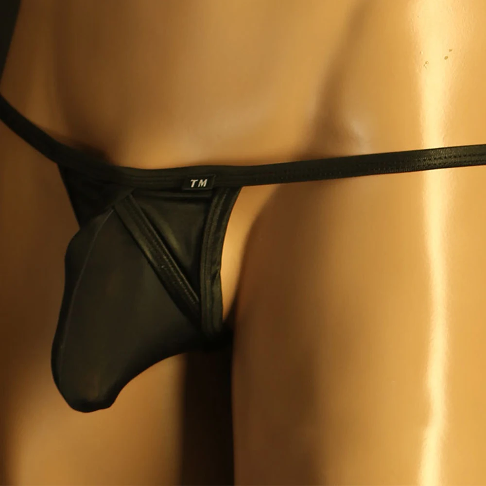 

Men Thong Men Briefs T-Back T-strings Thong Pouch Panties See Through Sexy Briefs Stretch Transparent Men Underwear