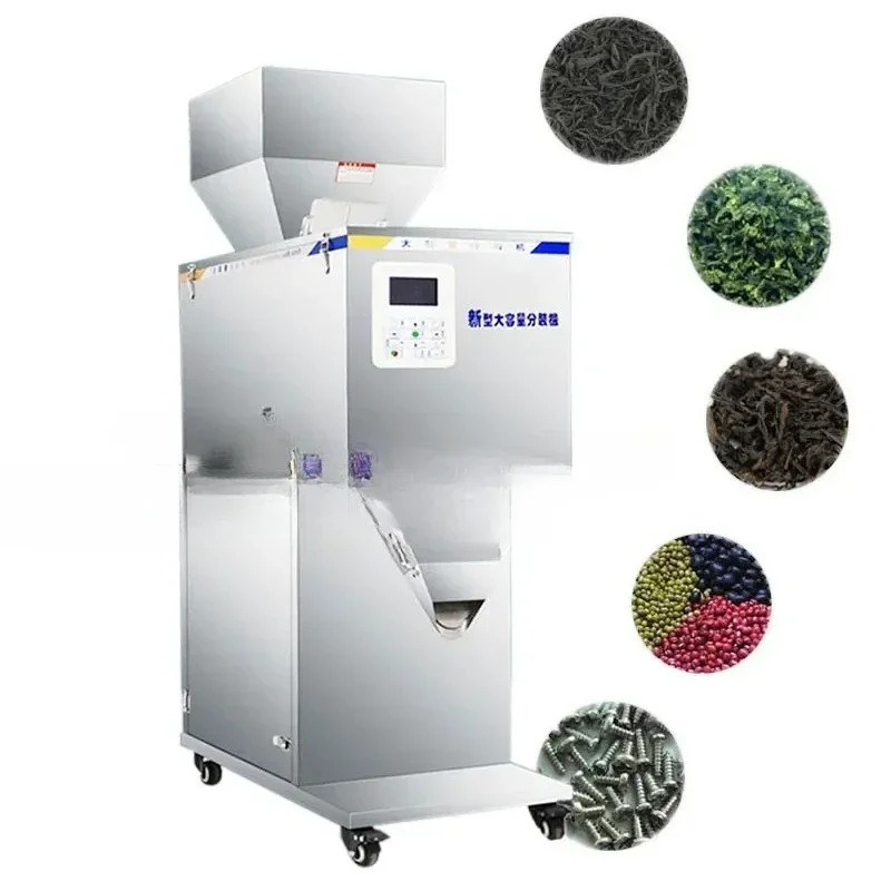 

Electric Tea Hardware Packaging Machines Commercial Particle Powder Quantitative Weighing Dispensing Filling Machine