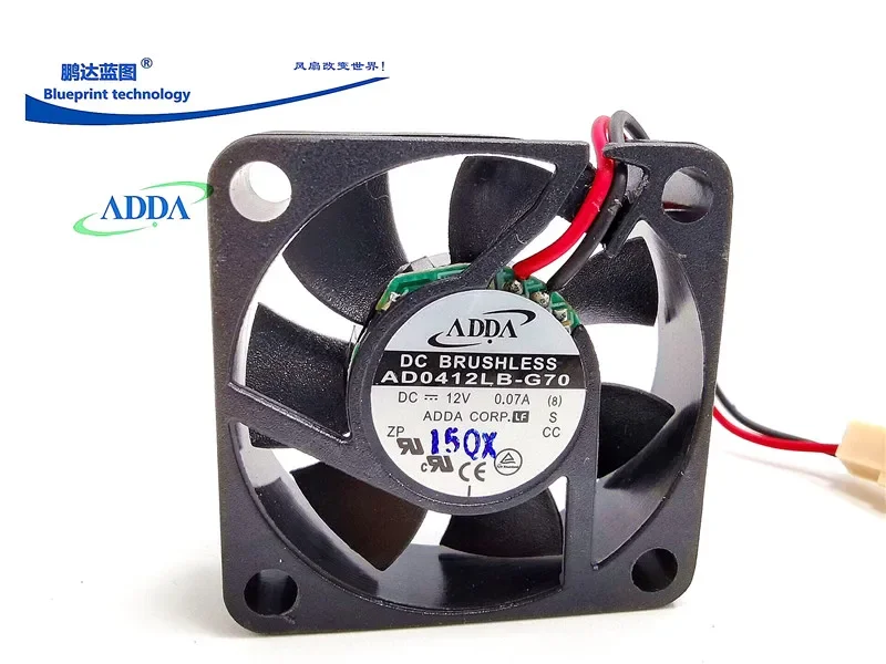 AD0412LB-G70 12V 4cm 4010 Double Ball Computer Onboad Video Bridge Chips Mute Fan 40*40*10MM