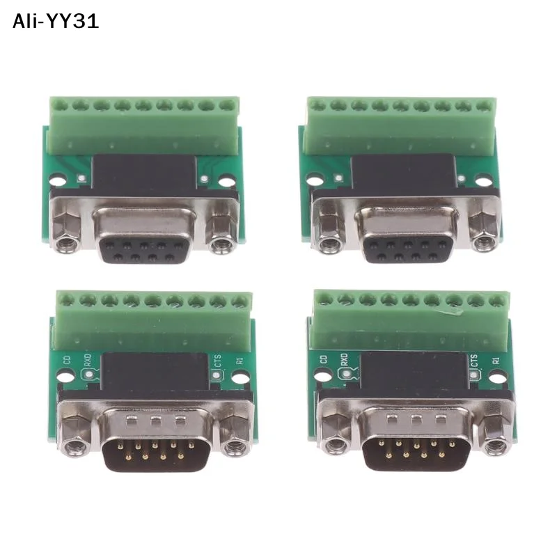 【Wn】5Pcs DB9 Male F…