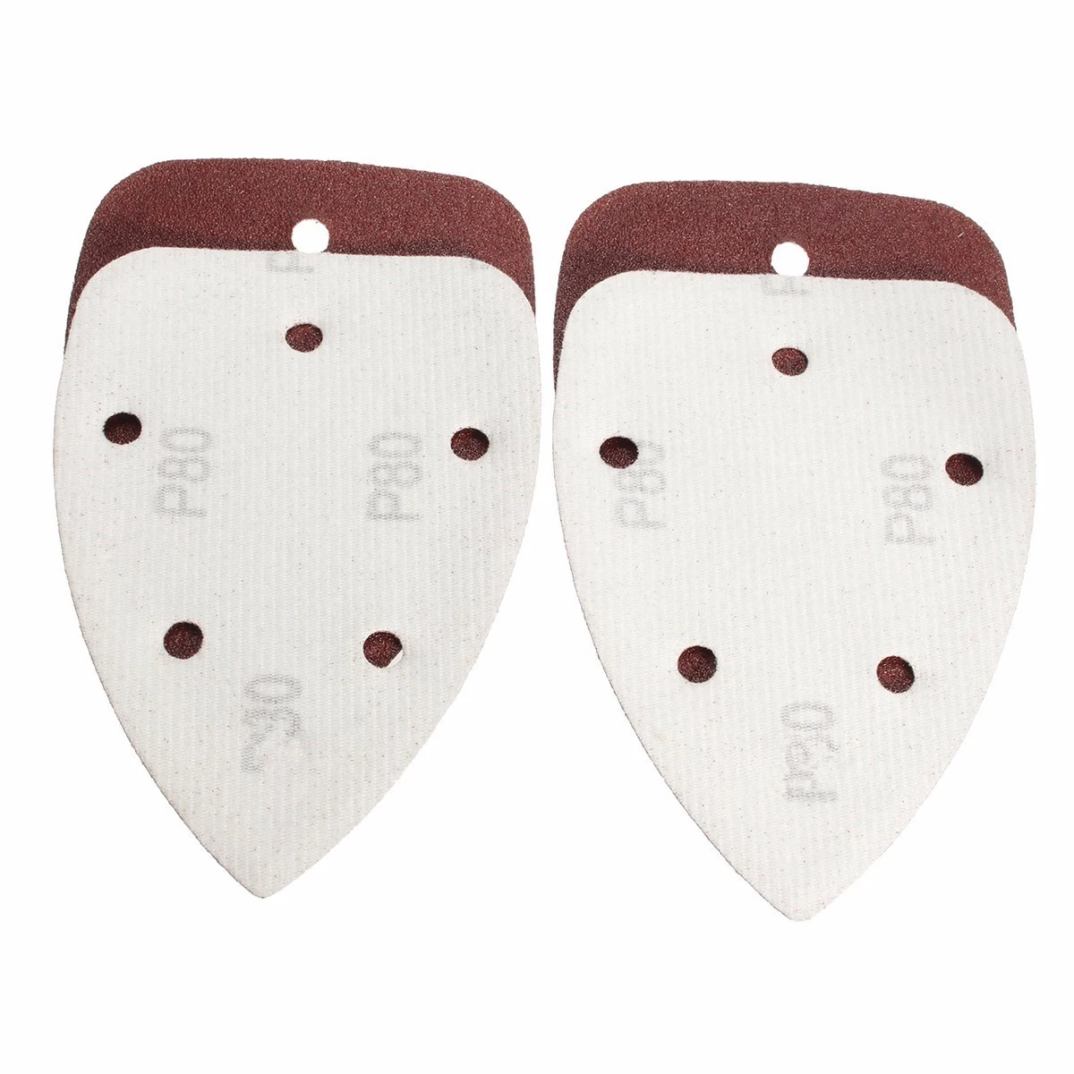 

50 шт., треугольные шлифовальные диски с крючком и петлей, наждачная бумага с несколькими зернистостью для очистки, снятия заусенцев, смешивания, декоративной отделки