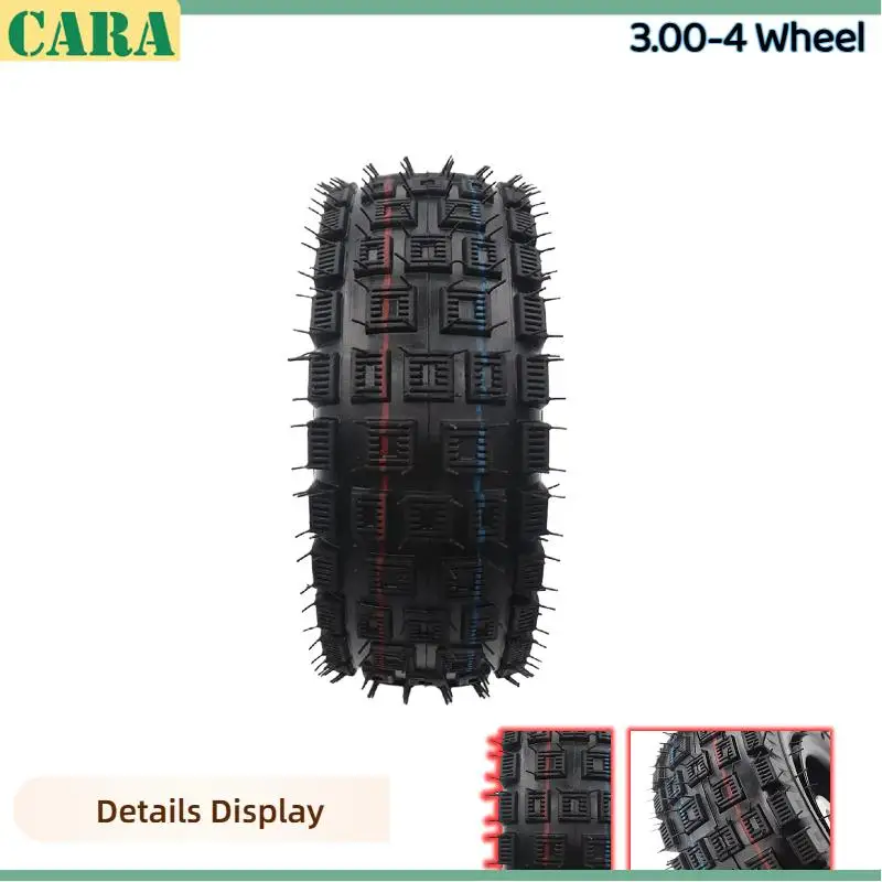 Anti slip wear-resistant 3.00-4 Scooter wheels Mini ATV 17mm /19mm Keyway hub tire inner Off Road pattern tyre kit