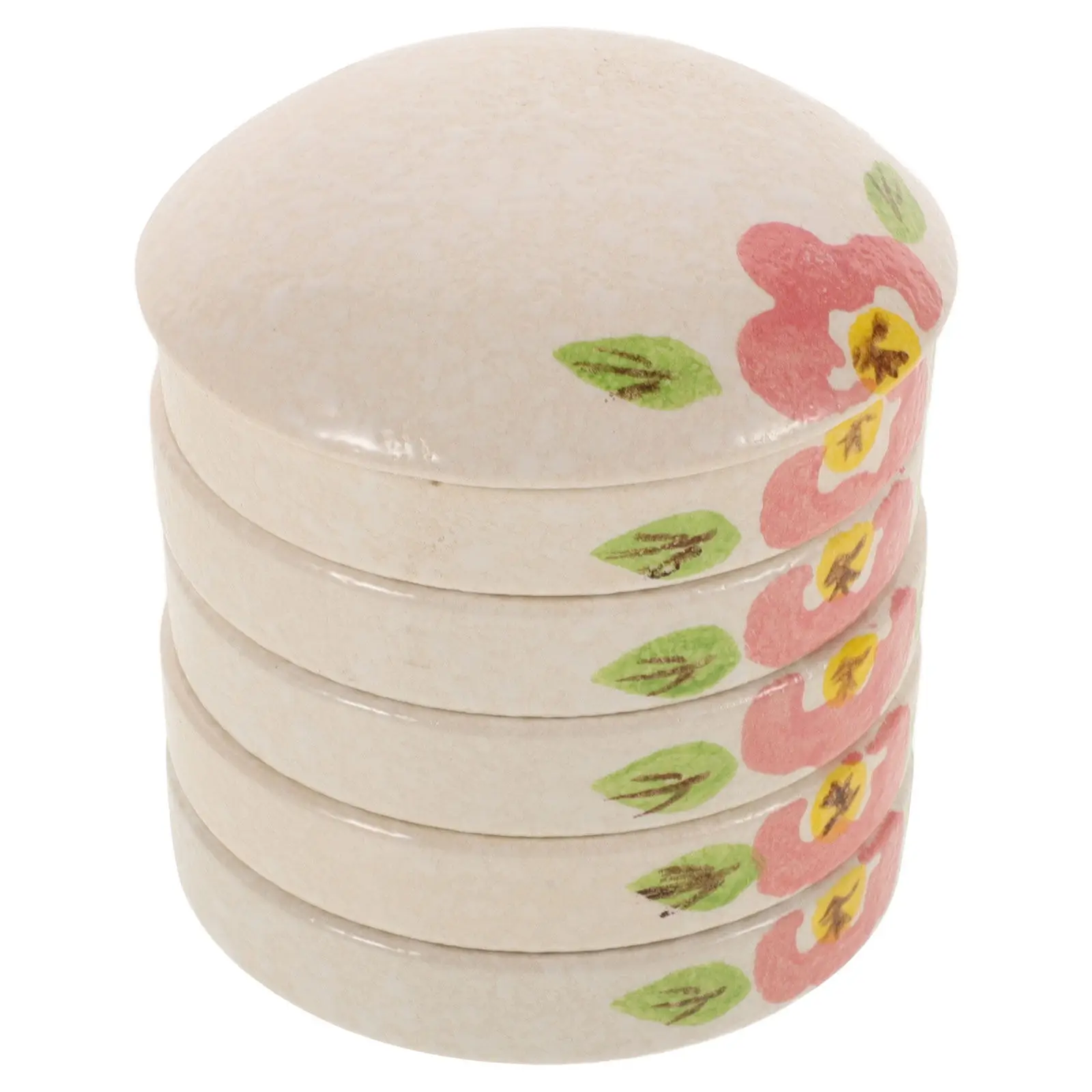 

Ceramic Palette Lid Easy Storage Lightweight Space Saving Aesthetic Patterns Art Paint Mixer Art Paint Tray Ceramic Palette