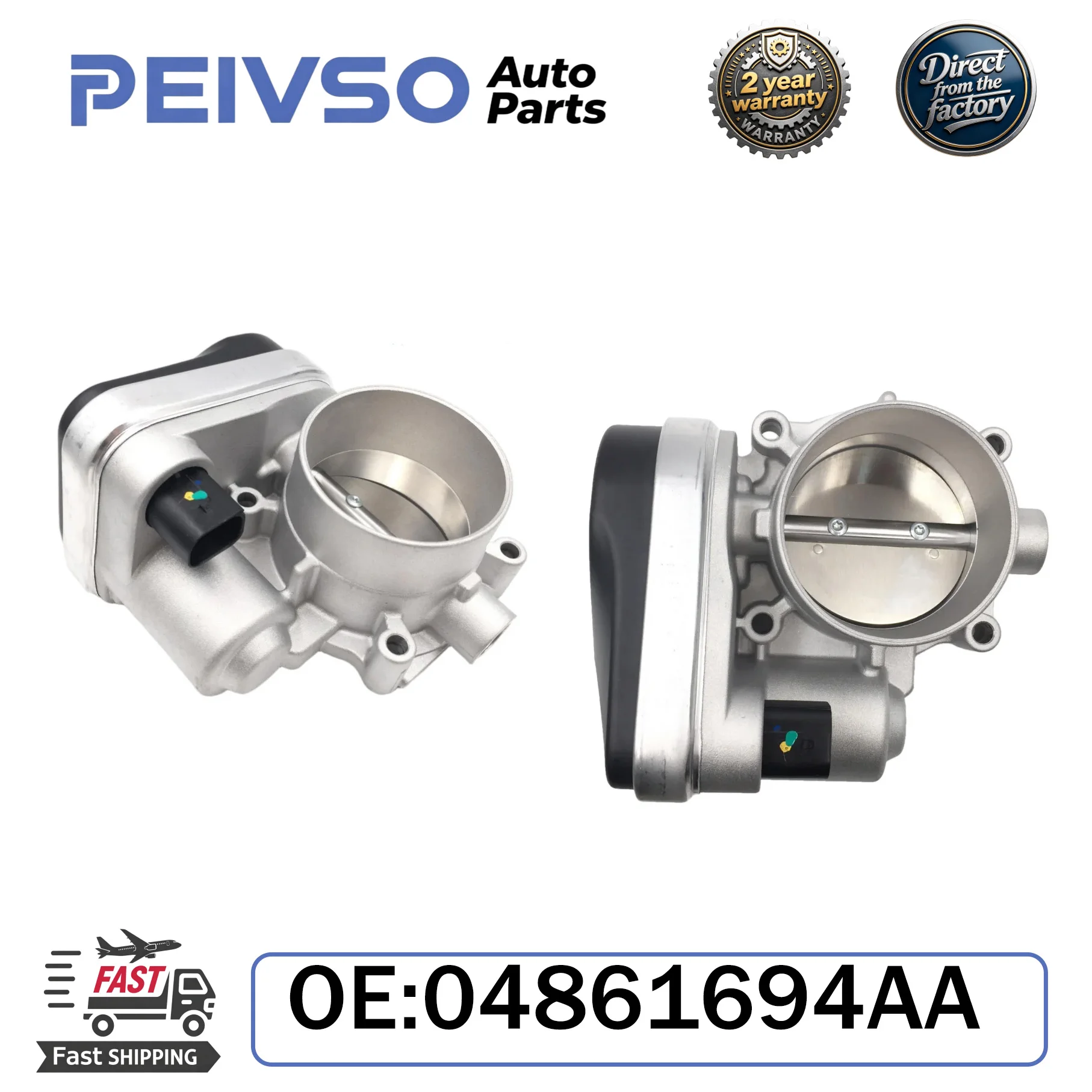 

PEIVSO Throttle Body 04861691AA 04591844AC 04591844AD For Chrysler 300 Sebring Dodge Avenger Charger Magnum 2.7L 3.5L