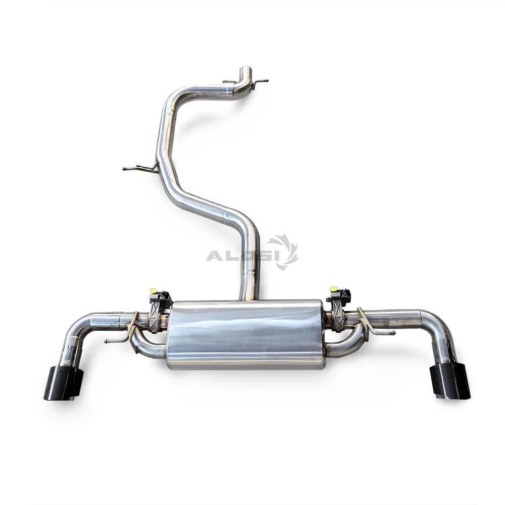 عادم Catback لأودي TT MK2 2.0T 2006-2013 نظام عادم صمام الفولاذ المقاوم للصدأ عالي الأداء
