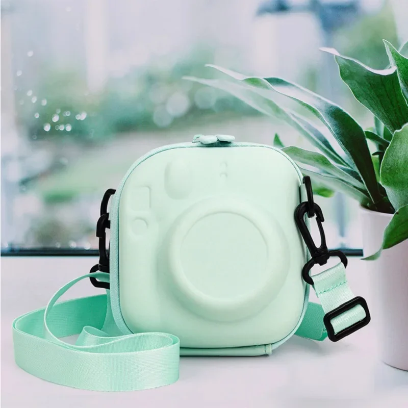 

Hard Case Bags For Fujifilm Instax Mini 7+ 8/9/11/12/40 Camera Bag EVA Universal Storage Bag Film Camera Bag with Shoulder Strap