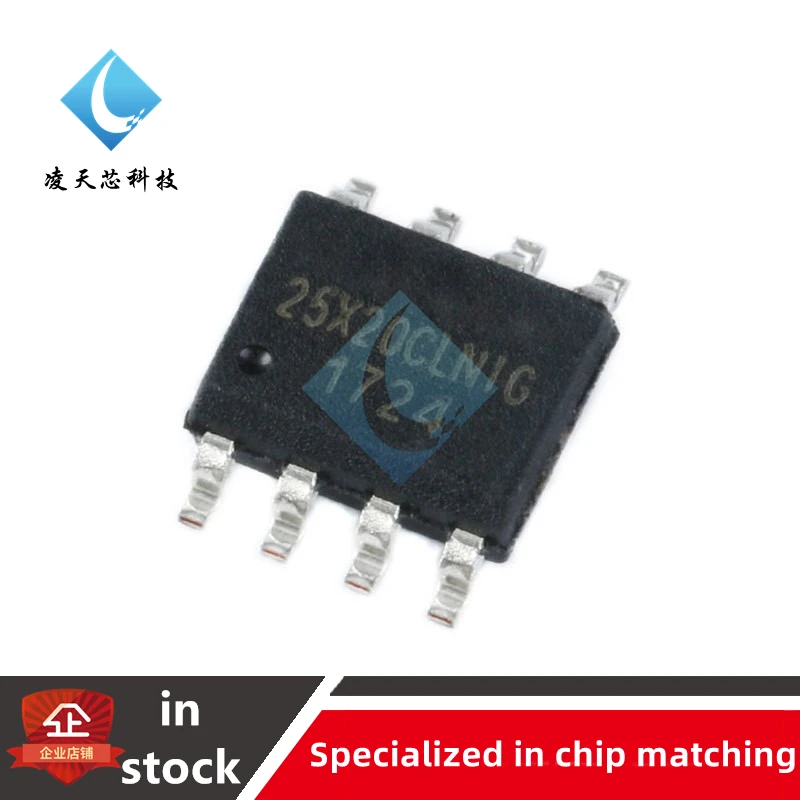 10PCS W25X20CLSNIG W25X20CLSNIG SOIC-8 2Mbit SPI FLASH Memory Chip