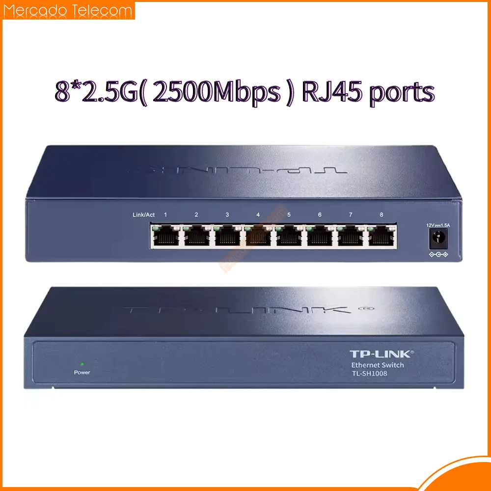 tp-link switch tl-sh1008 2.5gbps2.5g switch 2500mbps switch 2.5 gigabit 2.5gb switch ethernet network switch all 8 RJ45 ports