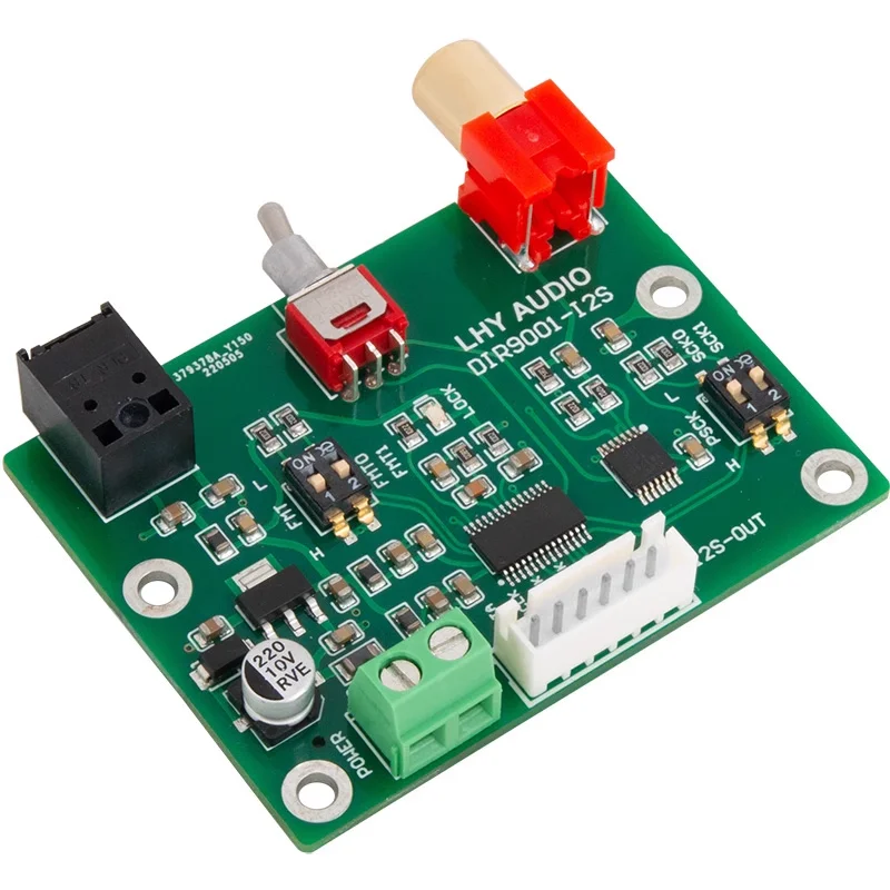 DIR9001 module coaxial fiber optic receiving SPDIF to I2S output 24bit 96khz