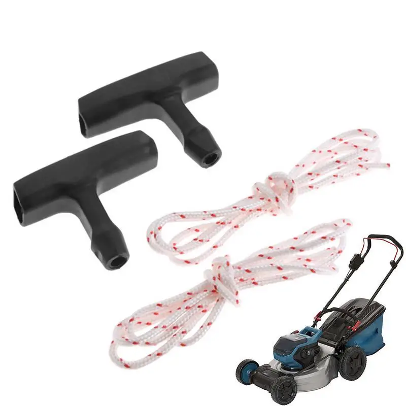 Lawn Mower Pull Cord Heavy Duty Pull Rope Pull String Pulling Rope Lawnmower String Pull Start Cord Starter Rope Lawn Mower