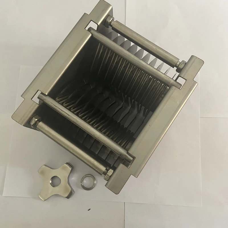 ماكينة تقطيع اللحوم من الفولاذ المقاوم للصدأ لسطح المكتب 250 كجم/ساعة 110/220 فولت ماكينة تقطيع الخضروات الأوتوماتيكية متعددة الوظائف