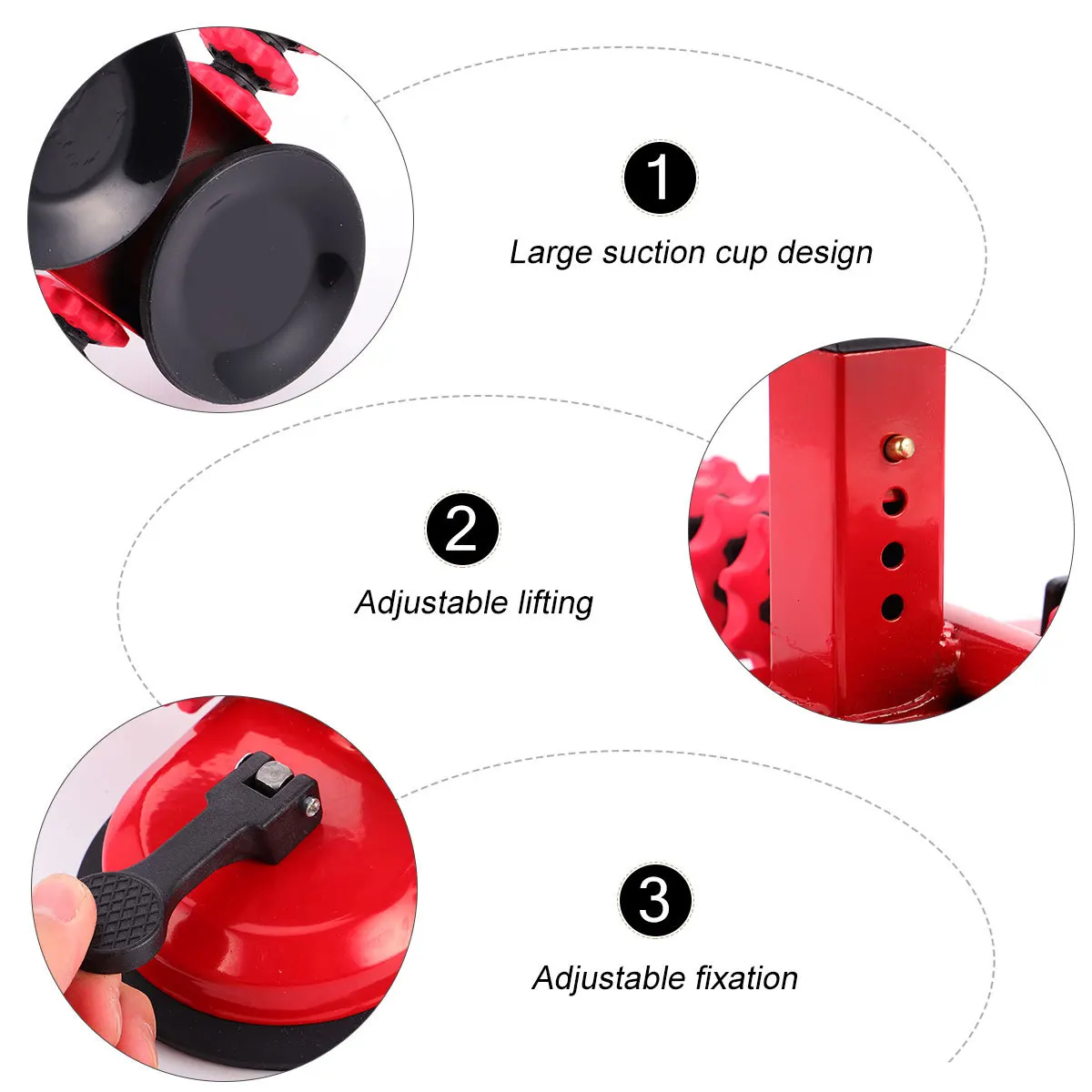 

1Pcs Sit-Up Assist Device Durable Material Large Area Suction Stable After Suction Multiple Functions Crunches Aid Equipment