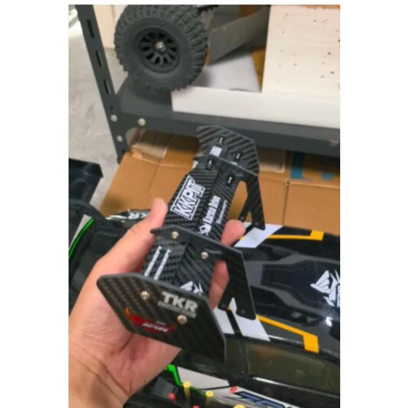 

Carbon Fiber Rear Wing For 1:7 KKPIT XNR & Feishen Mustang,3mm Thick, Bolt-On Base, Can Be Used As Carry Handle RC Upgrade Parts