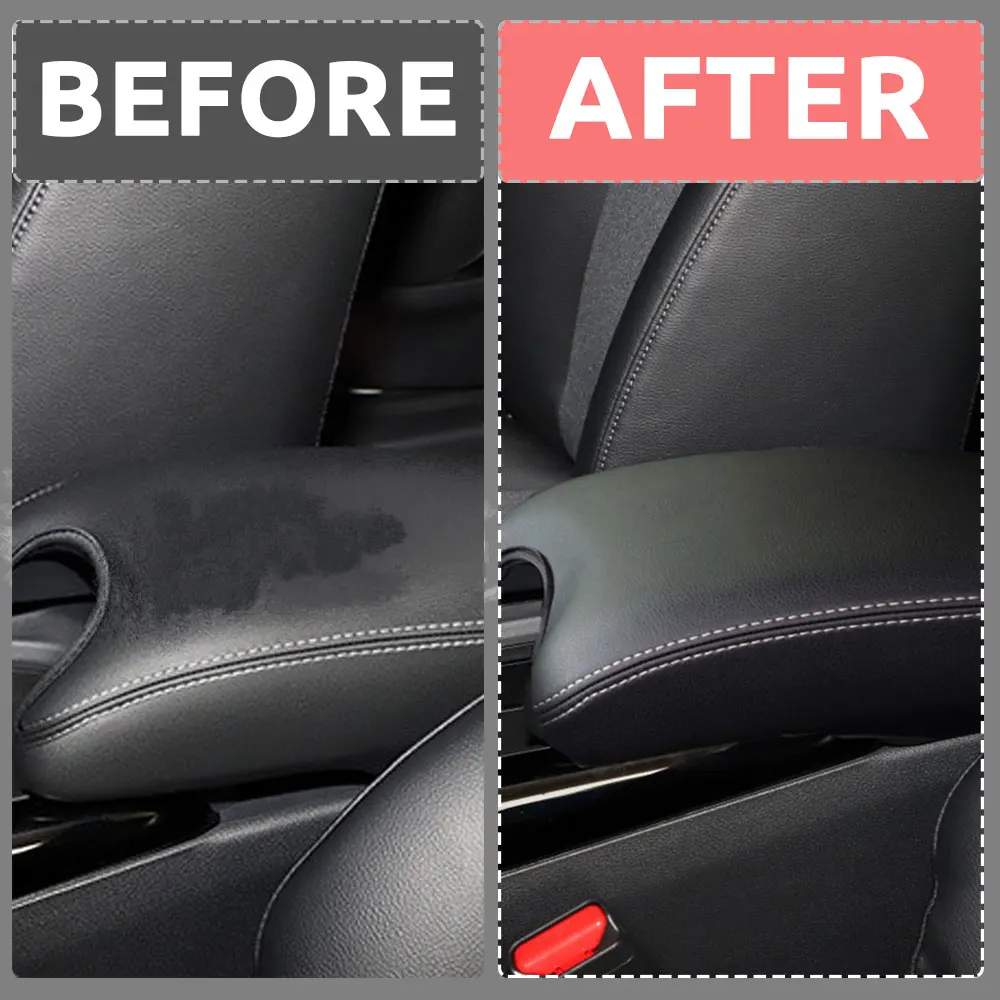 Para honda xrv vezel H-RV 2015-2022 capa de apoio de braço de carro de couro de microfibra |   Protetor interior do carro com isolamento anti-rasgo de ajuste OEM