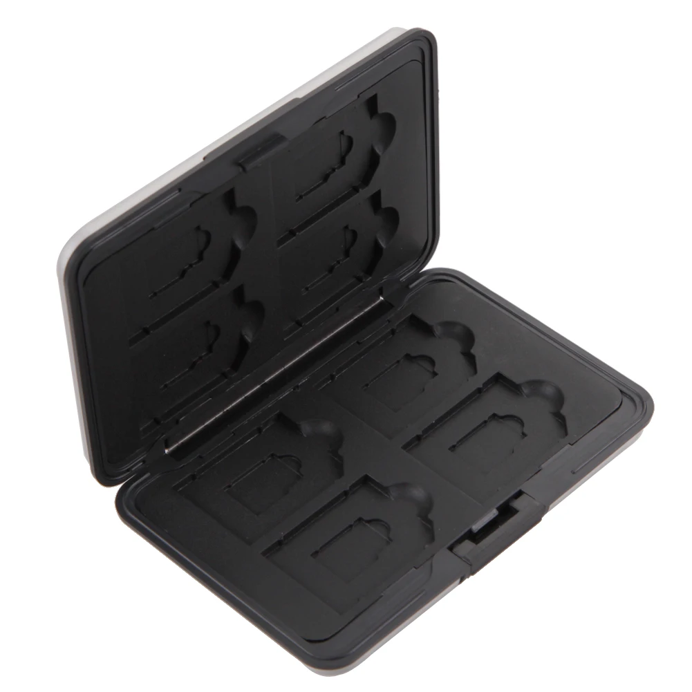 Protector de soporte de tarjeta de memoria, caja de almacenamiento de tarjeta de memoria pequeña, organizador de accesorios para Micro SD SDXC