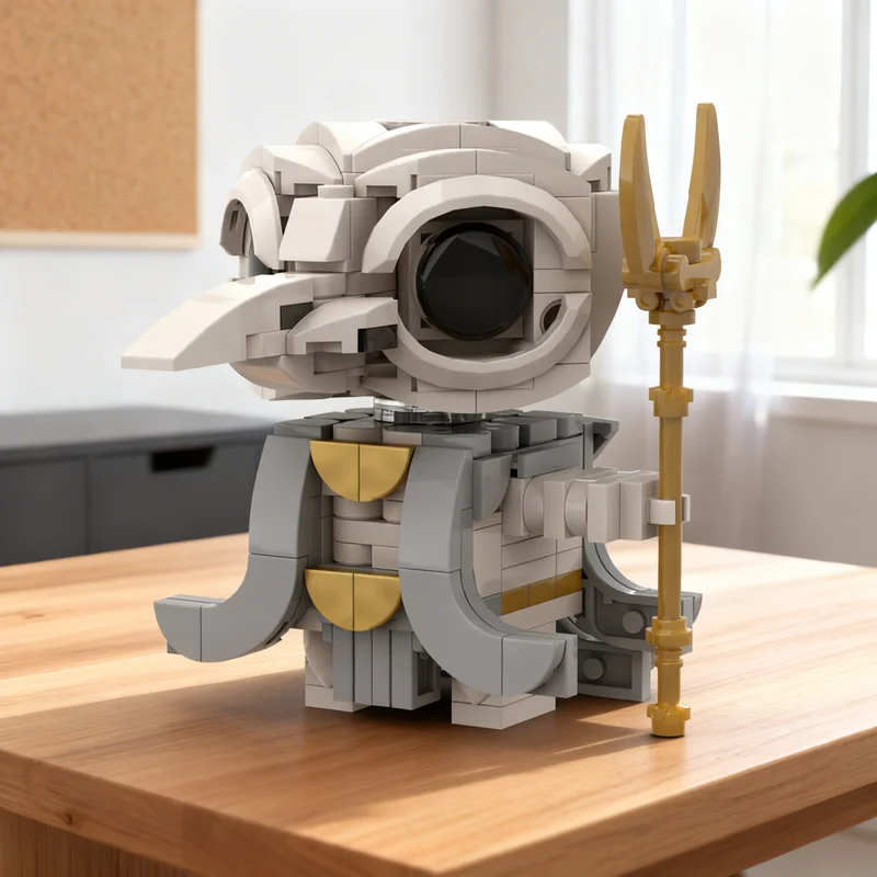 

244pcs MOC Khonshu Brickheadz Model Building Blocks Creative DIY Gift Display Decor Assemble Premium Adult Kids Desk Home Toy