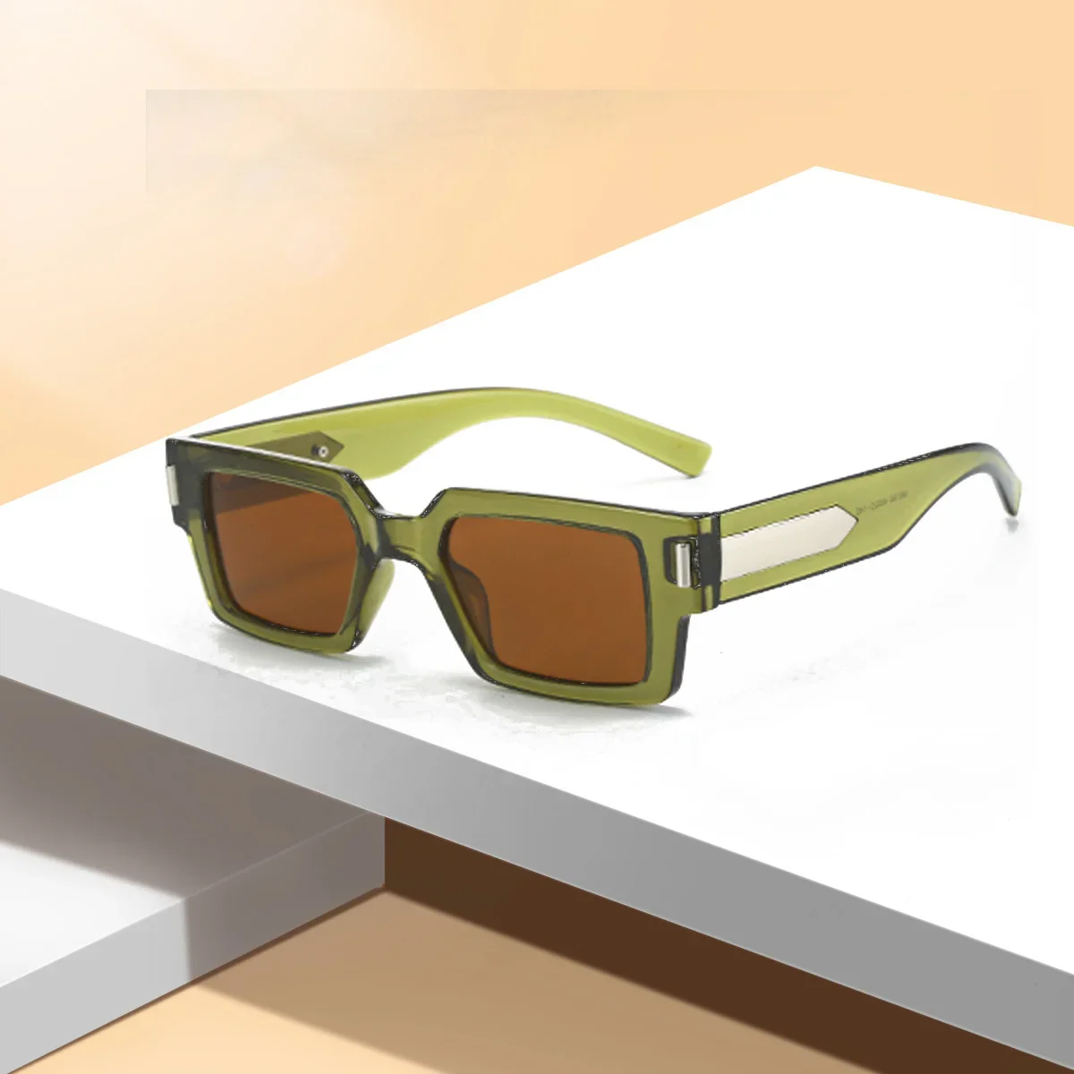 Fashion Square Vintage Polarized Sunglasses Men Women Retro Driving Fishing Luxury Brand Designer Sun Glasses UV400 Eyewear