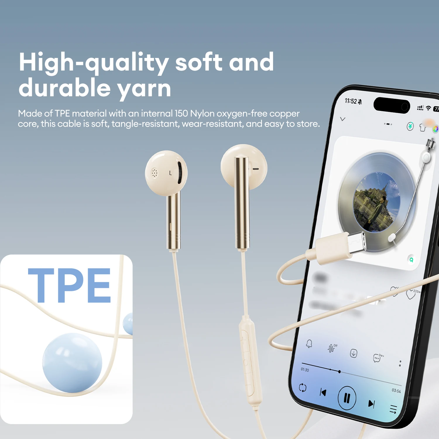 لينوفو السلكية سماعات مع هيئة التصنيع العسكري نوع C/3.5 مللي متر جاك الرياضة سماعات أذن سلكية لأجهزة الكمبيوتر المحمول الكمبيوتر اللوحي الهاتف سماعة الألعاب YF43