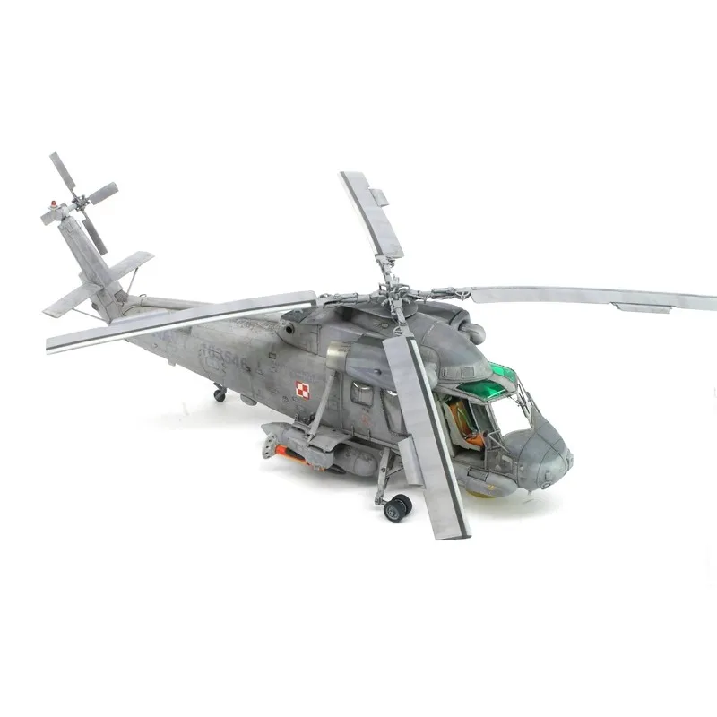 1/48 Kitty Hawk Model Assemblage Vliegtuigen US SH-2G "Sea Demon" Carrier gebaseerd Helikopter Model Ongekleurd Aangepast Speelgoed Verjaardagscadeau