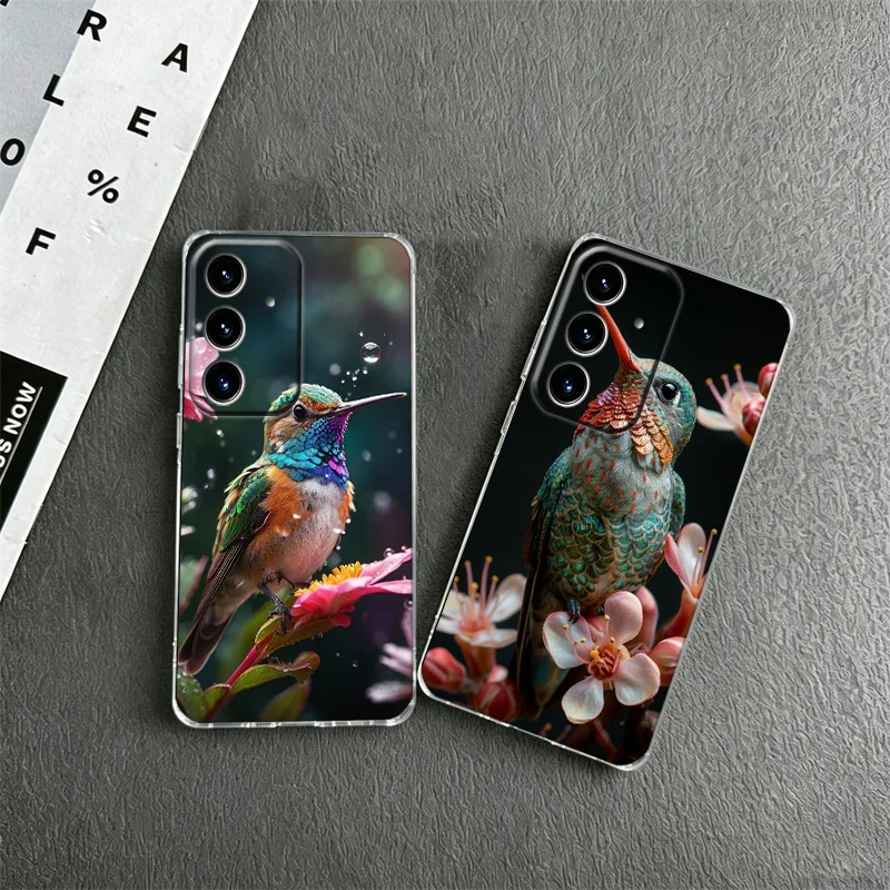 The Spirit of Hummingbirds Phone Case for Samsung A53 A52S A33 A32 A32 A22 A13 A12 Galaxy A04E A03S Core A02S A50S A51 A71 A73 A