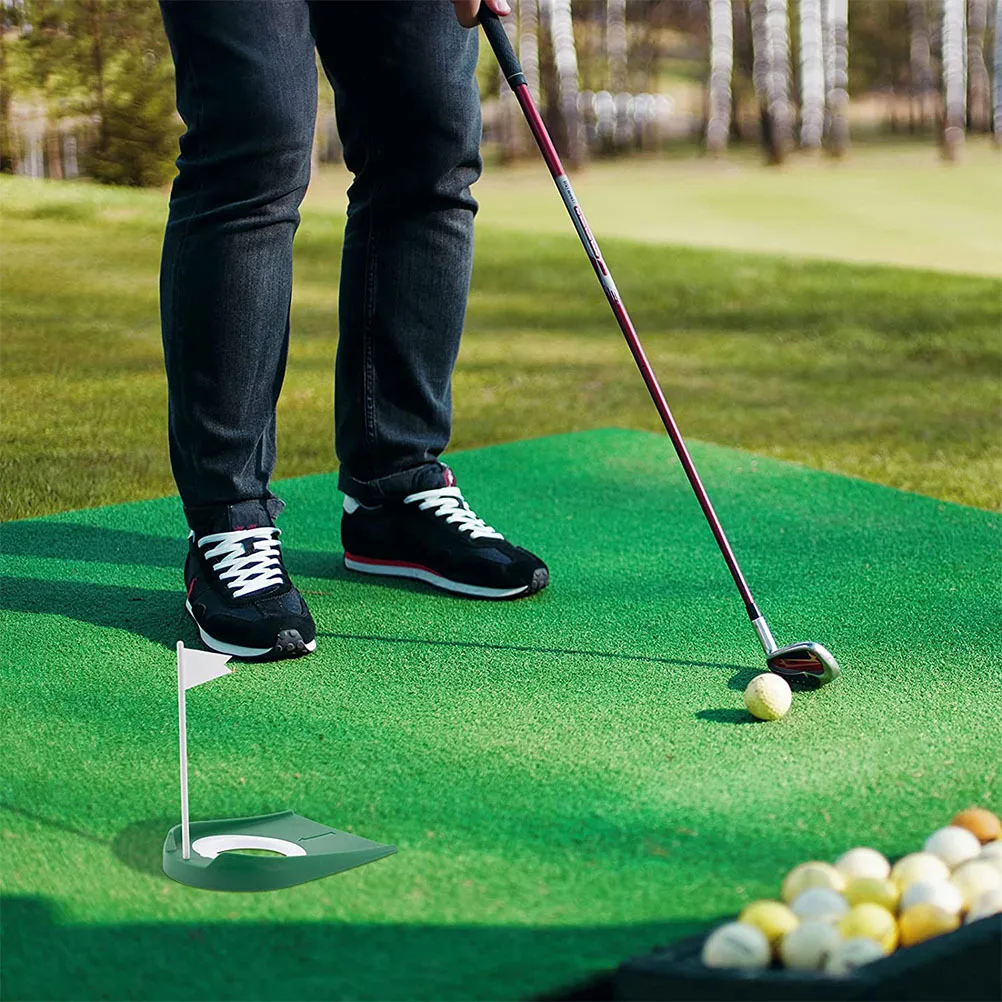 2Pcs Putting Practice Cup Premium Plastic Golf Training Aid for Indoor and Outdoor Use Portable Lightweight Practice Putting