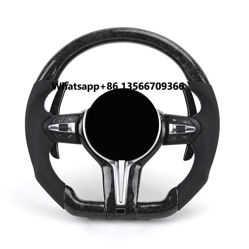 

Custom Leather Forged Carbon Fiber Steering Wheel for E Series X5 E70 X6 E71 E72 E81 E82 E87 E88 M3 E90 E91 E92 E93 X1 E84