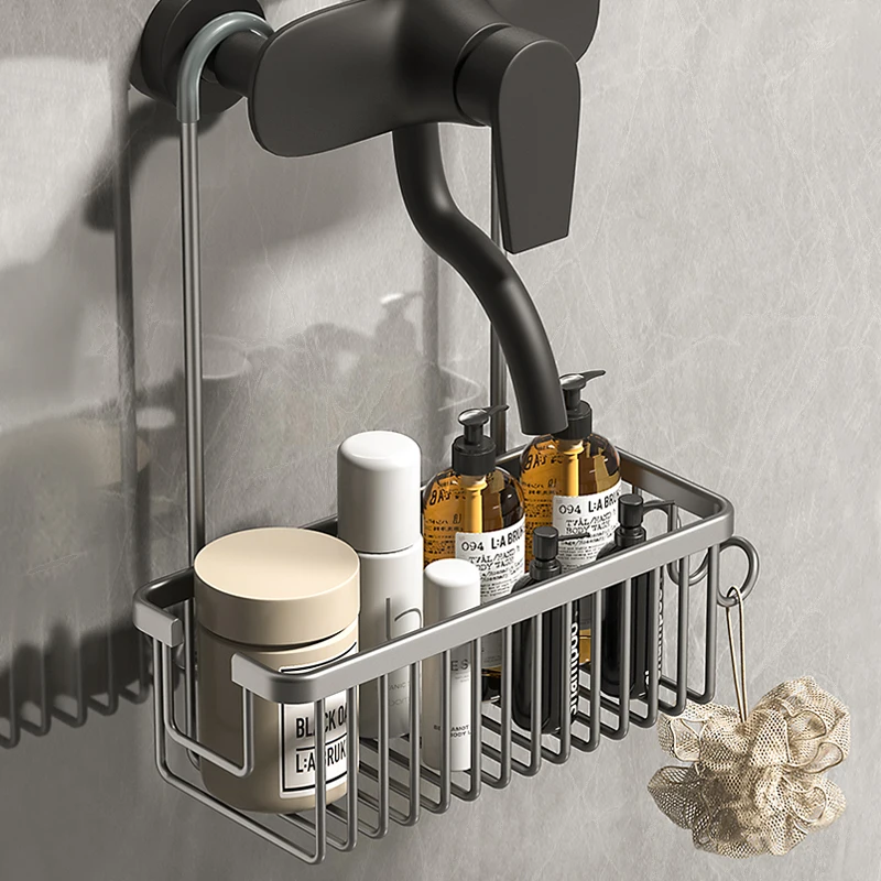 

Стойка для ванной комнаты без дырокола Стойка для душа в ванной комнате Гель для душа Шампунь Подвесная корзина для душа для хранения в душевой комнате