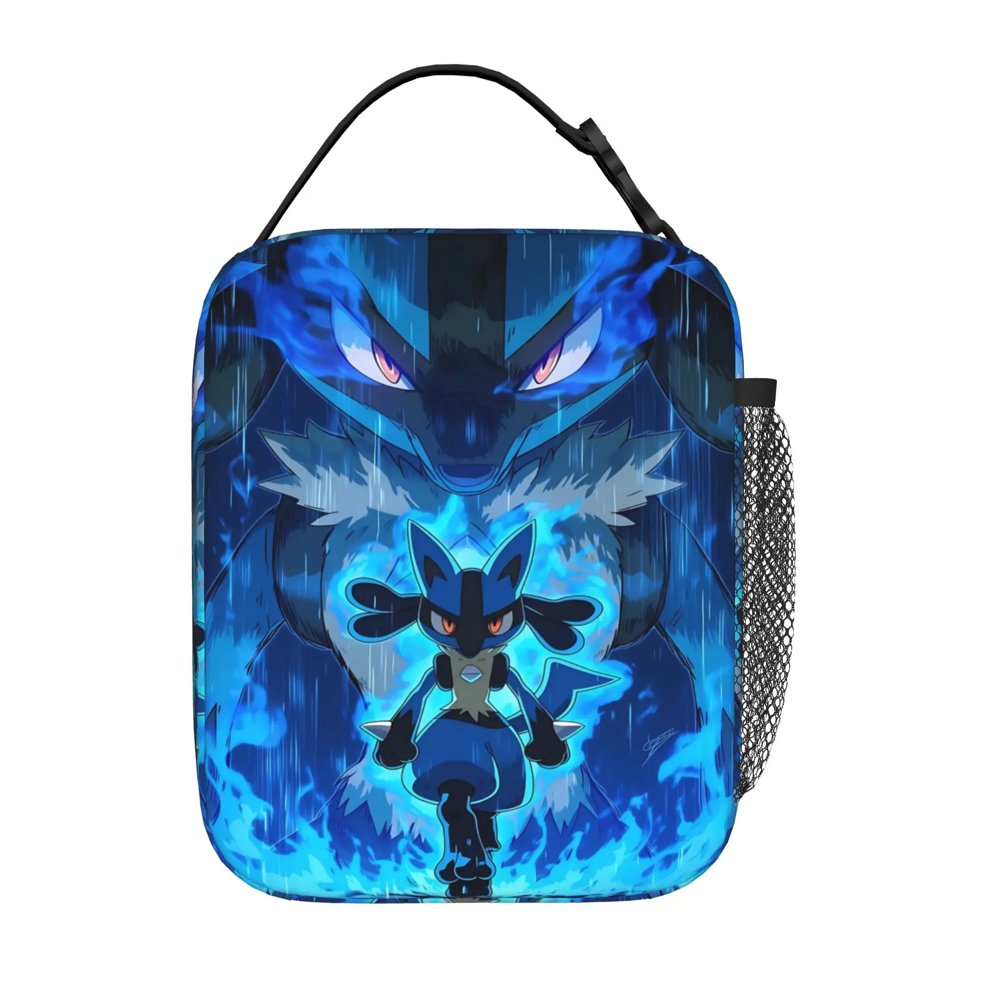 Pokemon Insulated Lunch Bag Insulation Bento Pack Rice Bag  bolsa Student Bento Lunch Handbag Insulation