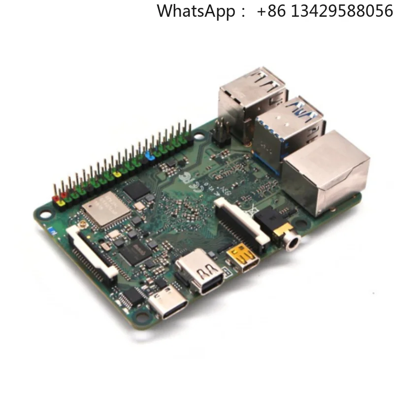 ROCK PI 4C Rockchip RK3399 4GB LPDDR4 Mali T860MP4 SBC Single Board Computer Compatible with Official Raspberry Pi Display AI