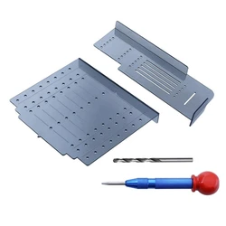 Drawer Handle Template, Center Punching Drill Mounting Template Wood Punch Cabinet Handle Template for Handle Knob