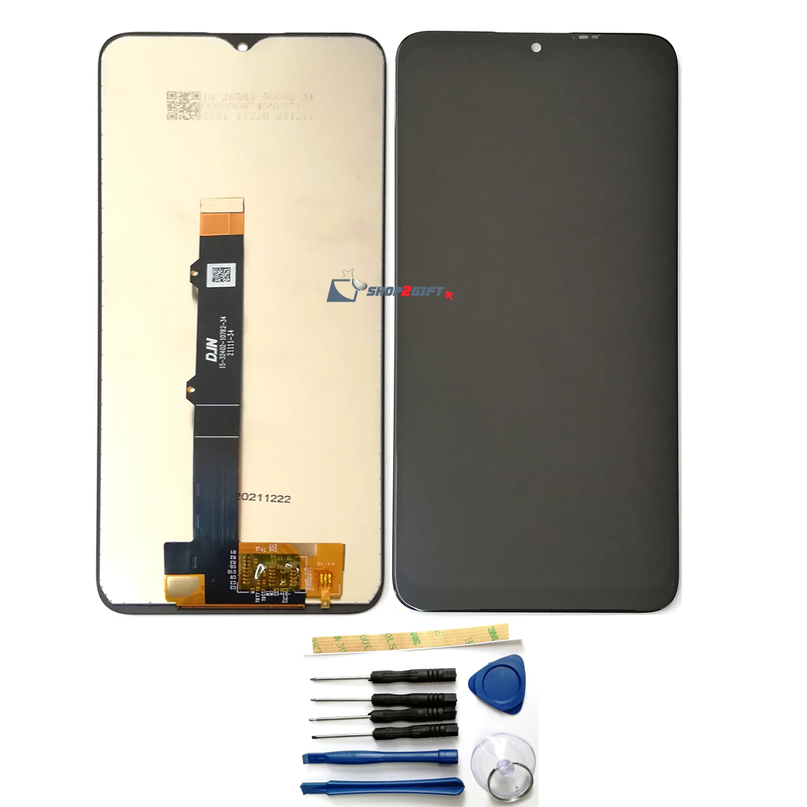 For Motorola Moto G50 4G XT2137-1 XT2137-2 LCD Display Touch Screen Digitizer+3M