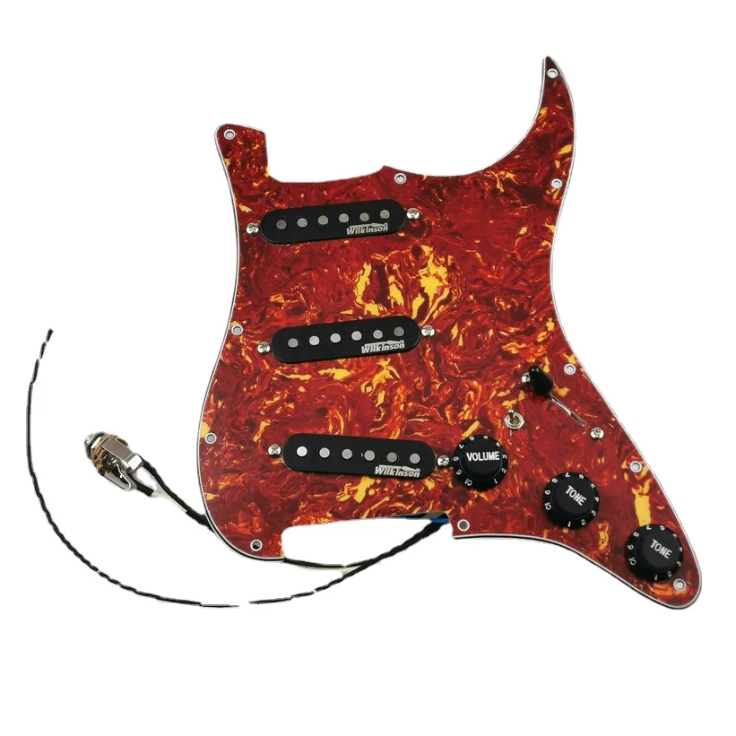 

electric guitar pickups 7-Way type fully loaded pickguard AlNiCo Pickups Single coil guitar pickups