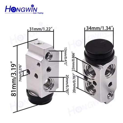 Imagen 2 del producto 976262S000 97626 1W100 976261W100 Válvula de expansión A/C para Hyundai Tucson 2009-2014 Sportage 2011-2016 97626-2S000