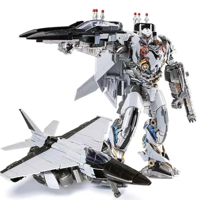 BMB LS01 LS-01 Oversize Transformation Robot 27cm Alloy Black Mamba TF Nitro Zeus Plane Film Anime Action Figure Model Toys Gift