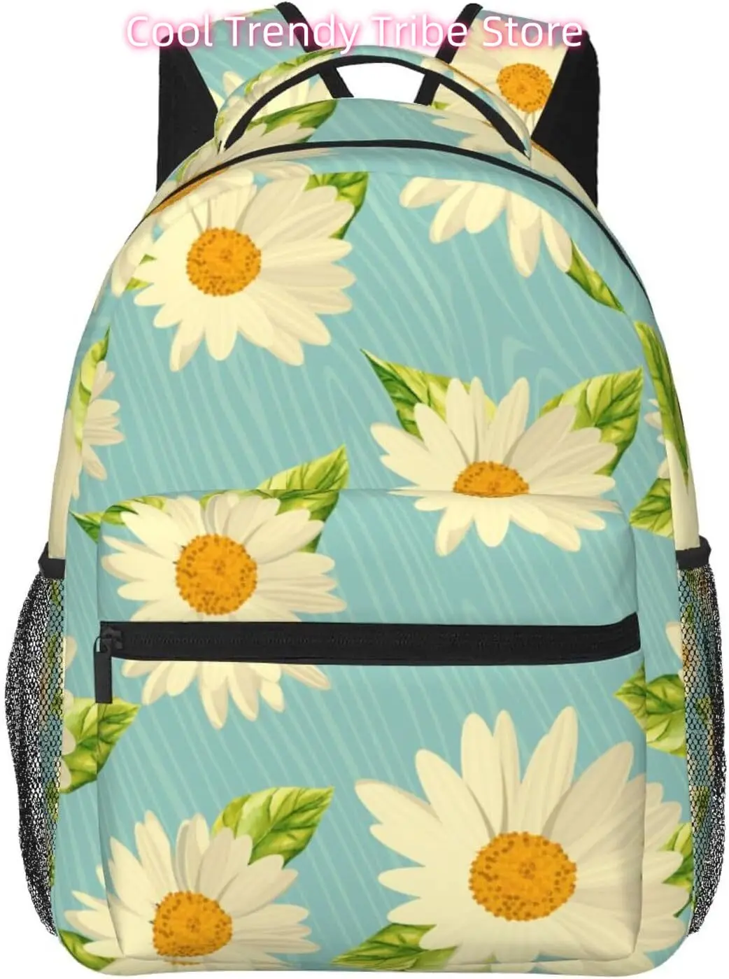

laptop bag back to school Cute Daisies Lightweight Laptop Backpack Lightweight Multipurpose Travel Casual Daypack Unisex College