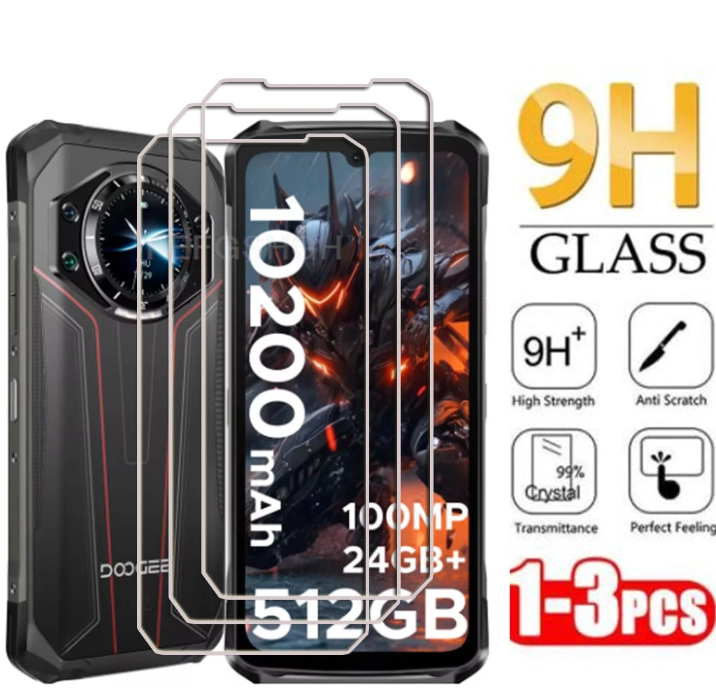 9H Protective Tempered Glass For Doogee S119 6.72" 2024 Doogee S119 S 119 Screen Protector Protection Cover Film