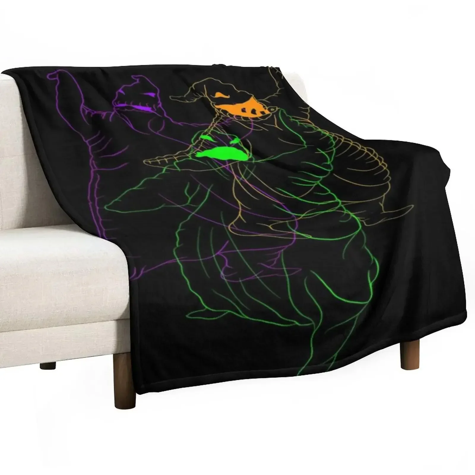 Oogie Boogie Throw Blanket Single Blankets For Sofas Blankets