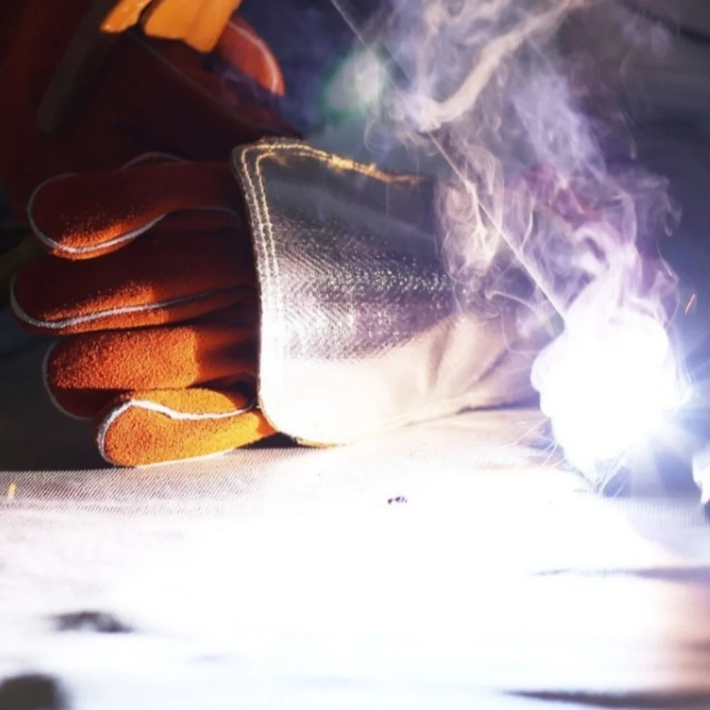Fireproof Gloves Pad Welding Hand Pad Welding Glove Heat Shield For Cutting Camping Welder Furnace Metal Smelting Welding