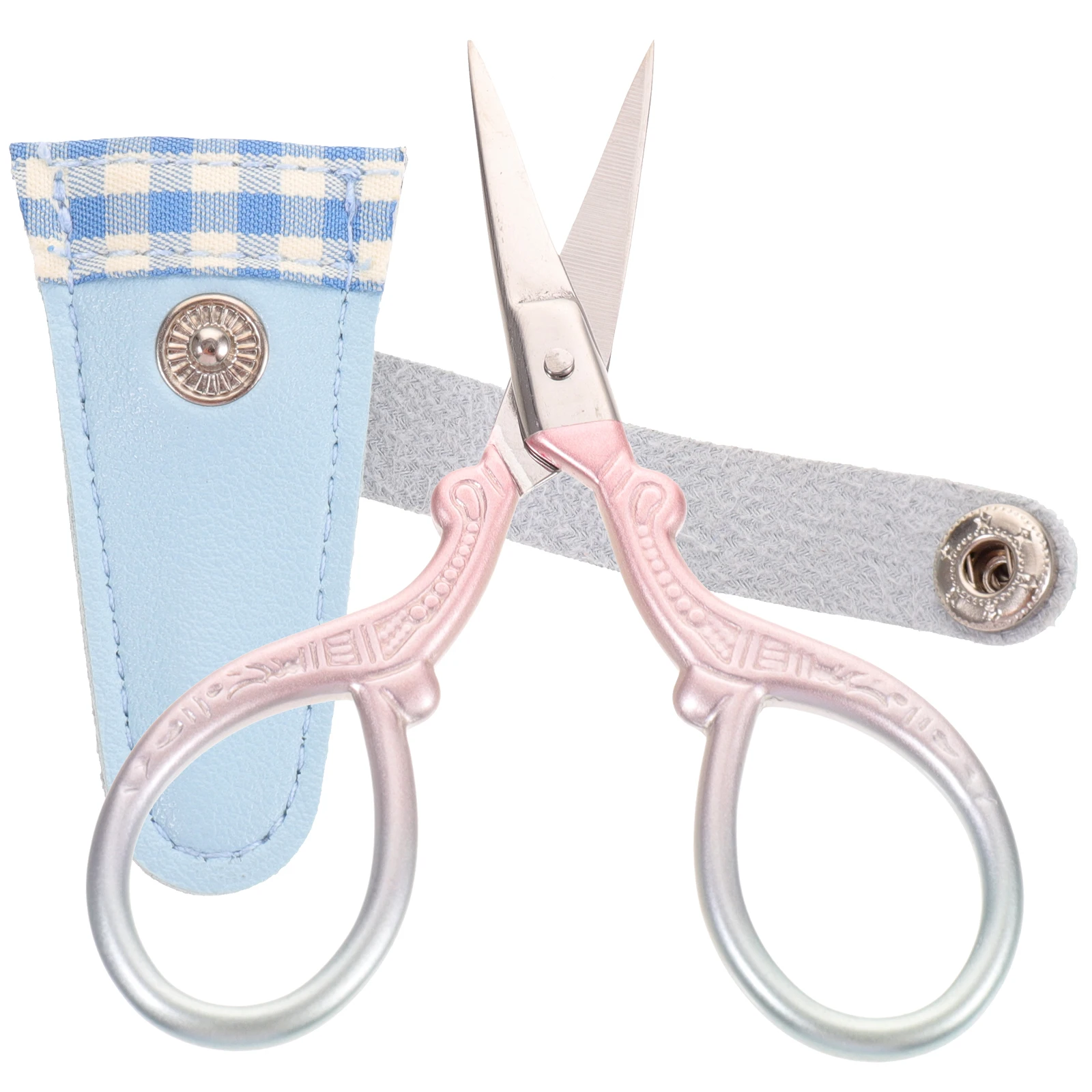 

Firm Scissors Case Protective Cover Vintage Embroidery Cross Sewing Tool Set Stainless Steel Scissor Covers