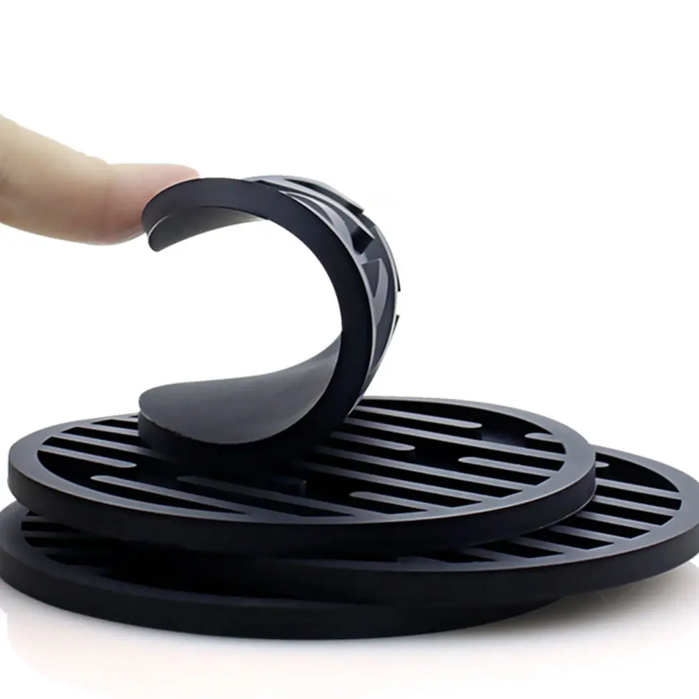 

2 Pcs Silicone Coasters Heat Insulated Mats Anti Skid Desk Cup Pads Home Kitchen Accessories Easy Clean Non Fade Table