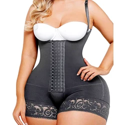 AfruliA Fajas Colombians Girdles Bodysuits Body Shaper Waist Trainer Corset Postpartum Belt with Hook Sexy Underwear Butt Lifter
